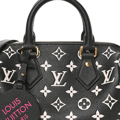 Louis Vuitton Empreinte Monogram Spring in the City Speedy Bandouliere 20 Black White Pink 7 of 9