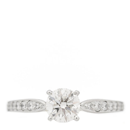 Tiffany Platinum Diamond .61ct Harmony Round Brilliant Engagement Ring 52 6 1 of 7
