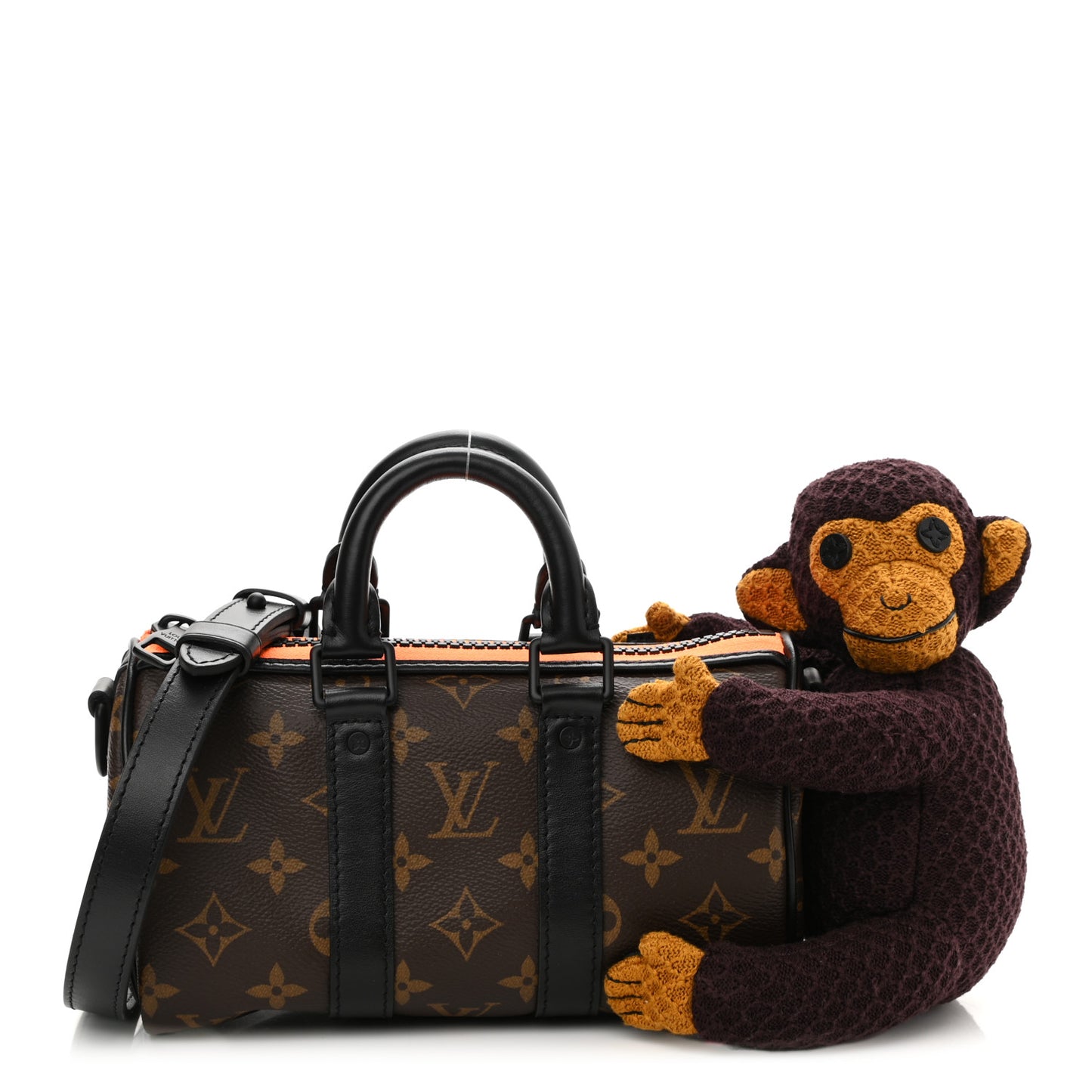 Monogram Monkey Puppet LV Friends Keepall XS