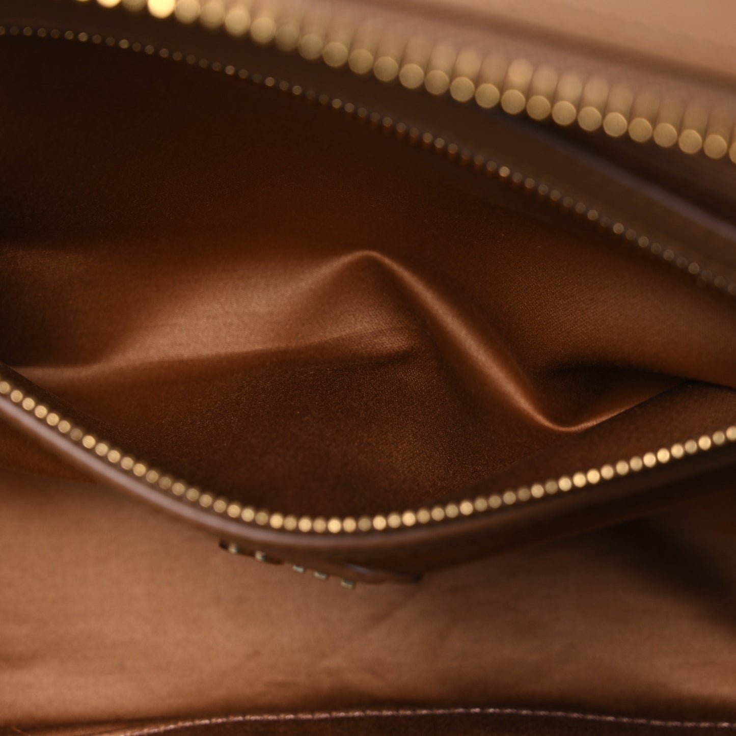 Nappa Matelasse Large Arcadie Top Handle Bag Caramel