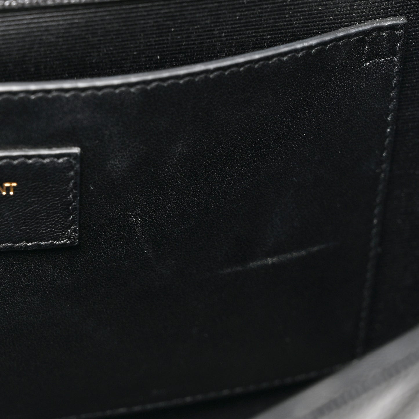 Grain De Poudre Matelasse Chevron Medium Monogram Satchel Black