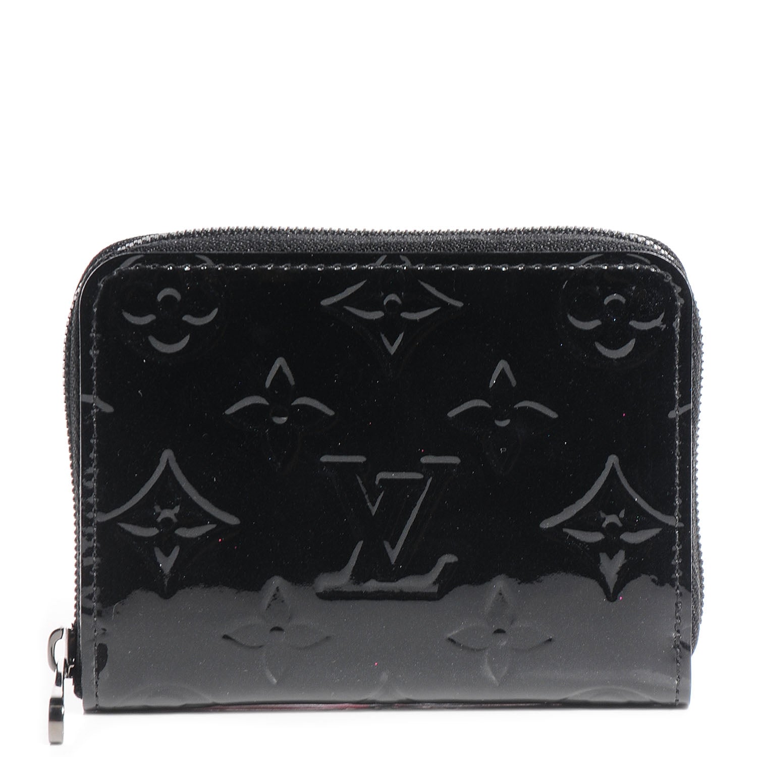 Louis Vuitton Vernis Zippy Coin Purse Wallet Noir Magnetique 1 of 8