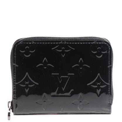 Louis Vuitton Vernis Zippy Coin Purse Wallet Noir Magnetique 1 of 8
