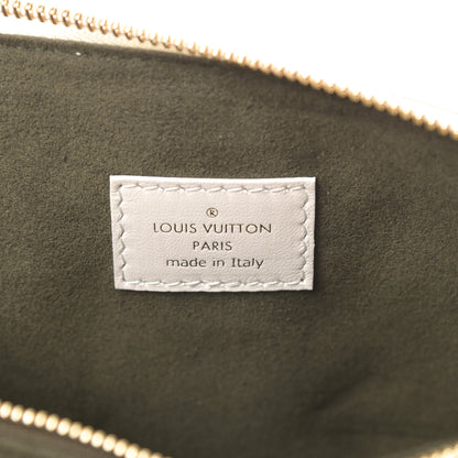 Louis Vuitton Lambskin Embossed Monogram Coussin PM Beige Cream 6 of 10