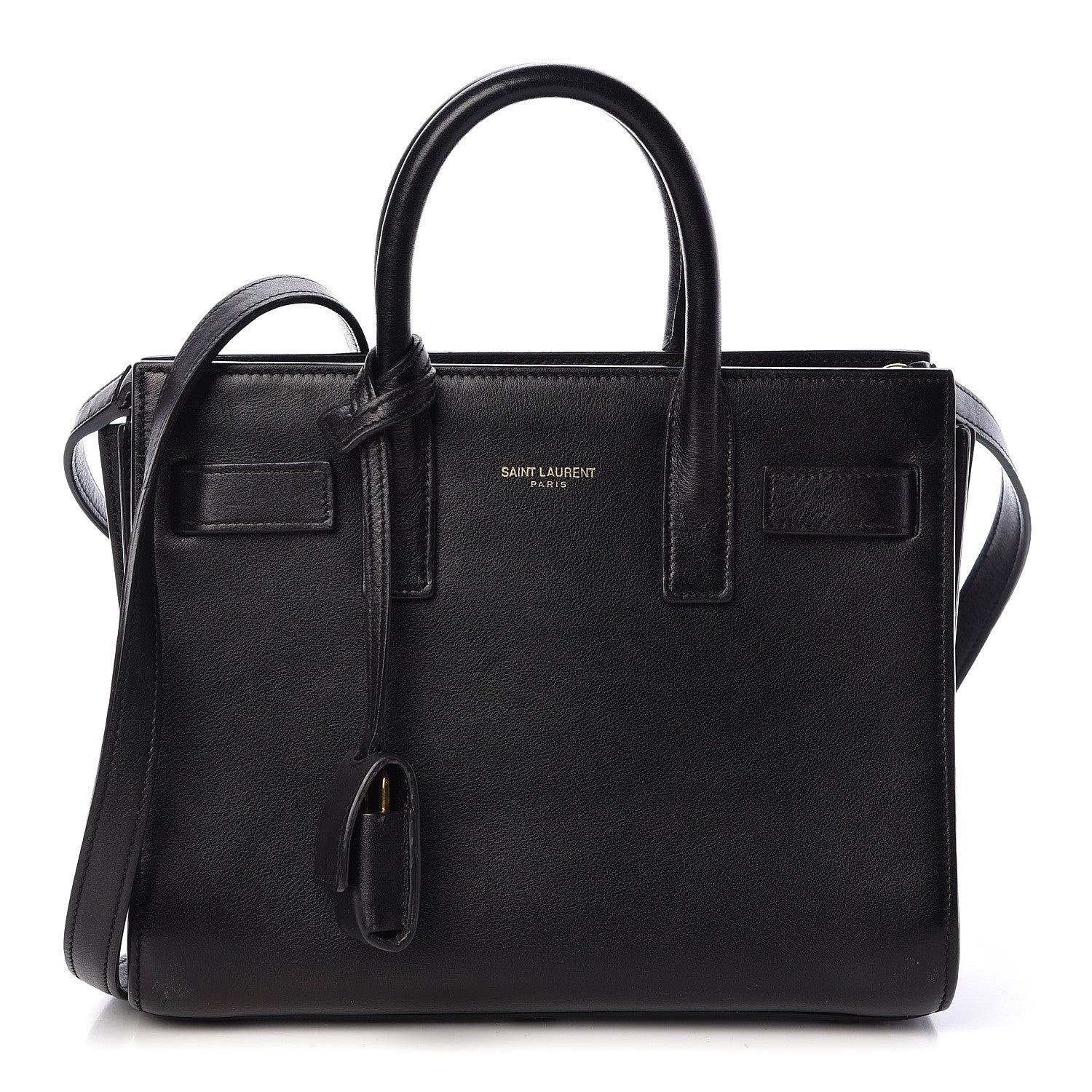 Saint Laurent Calfskin Nano Sac de Jour Black 1 of 17