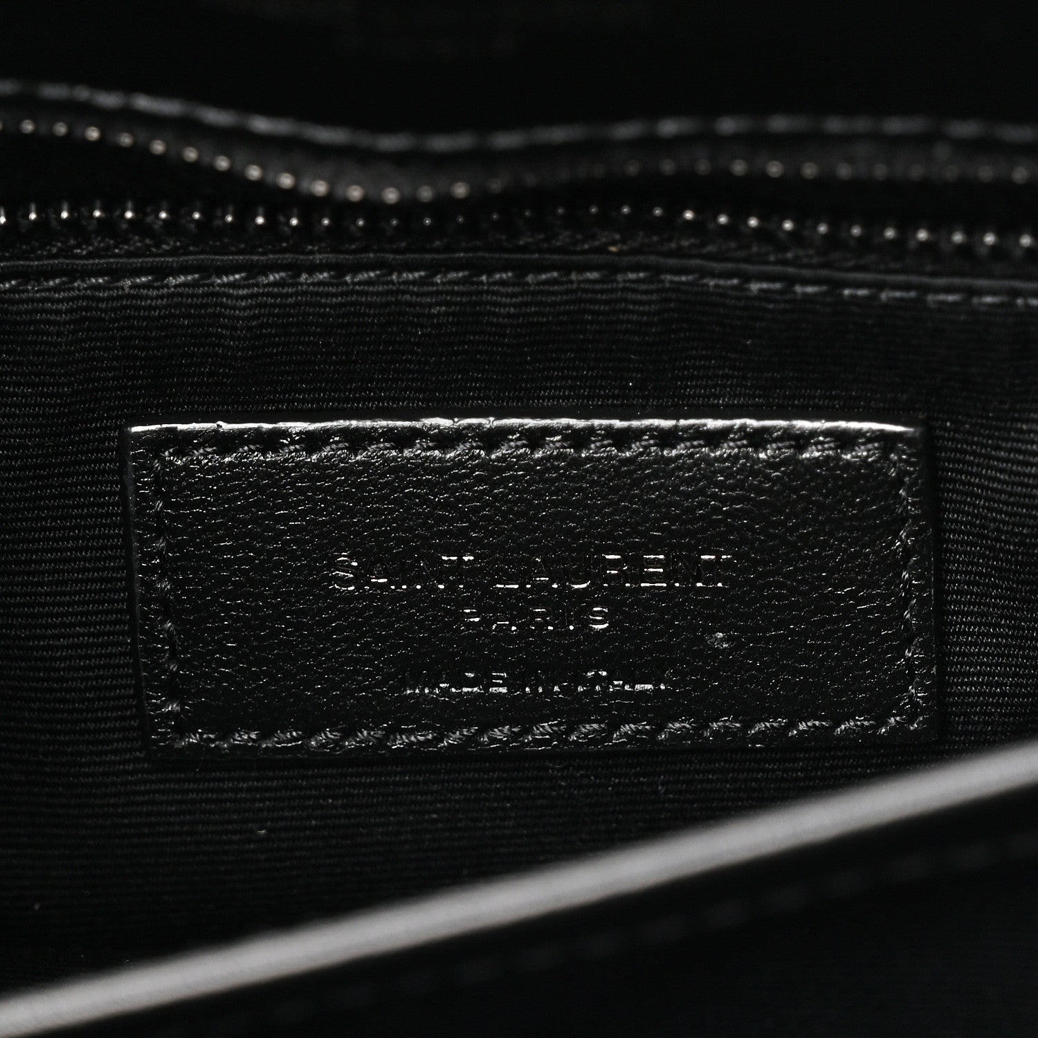 Saint Laurent Calfskin Y Quilted Monogram Monochrome Toy Loulou Crossbody Bag Black Black 6 of 11