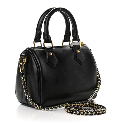 Louis Vuitton Monogram Ink Speedy BB Black 3 of 8