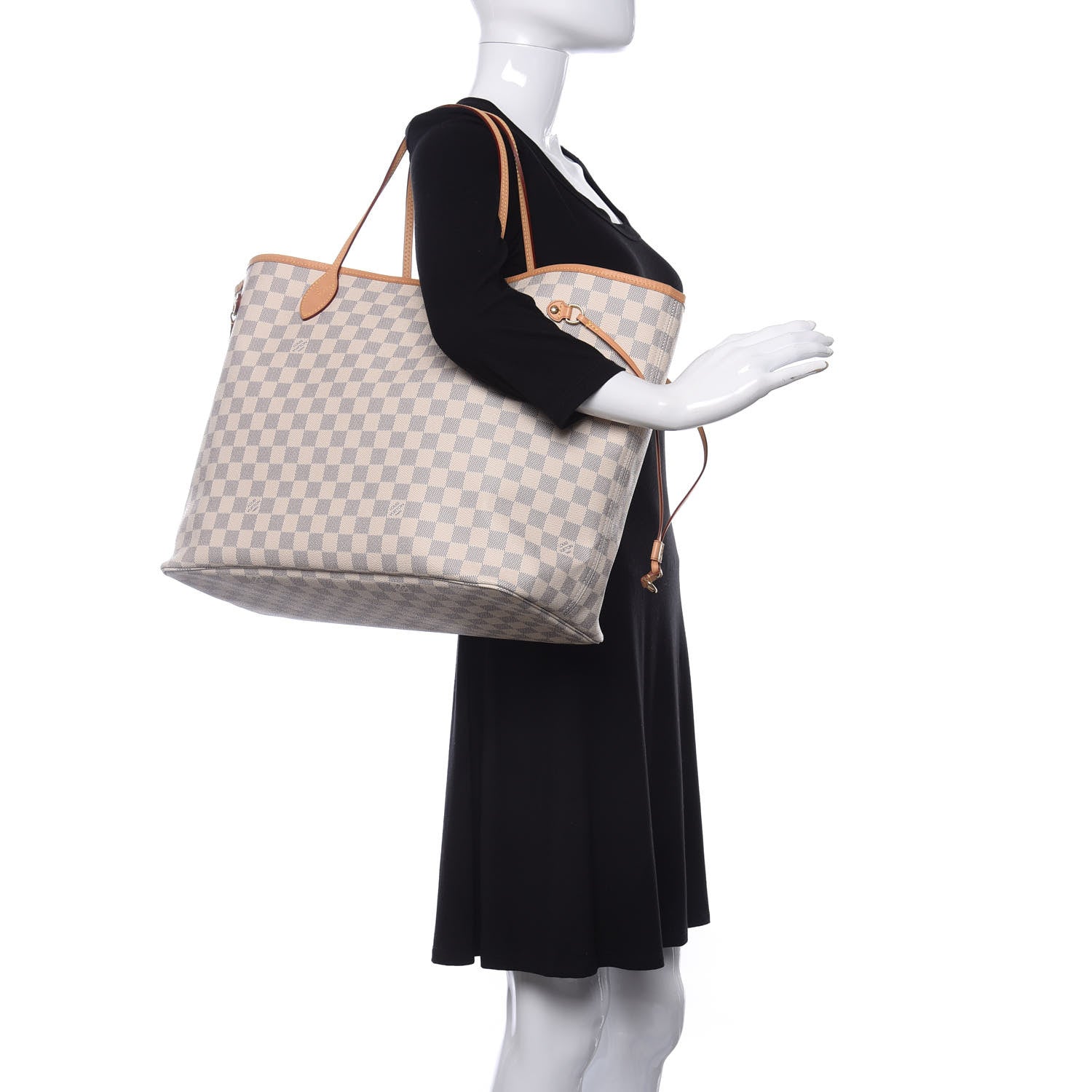 Louis Vuitton Damier Azur Neo Neverfull GM Rose Ballerine 2 of 12