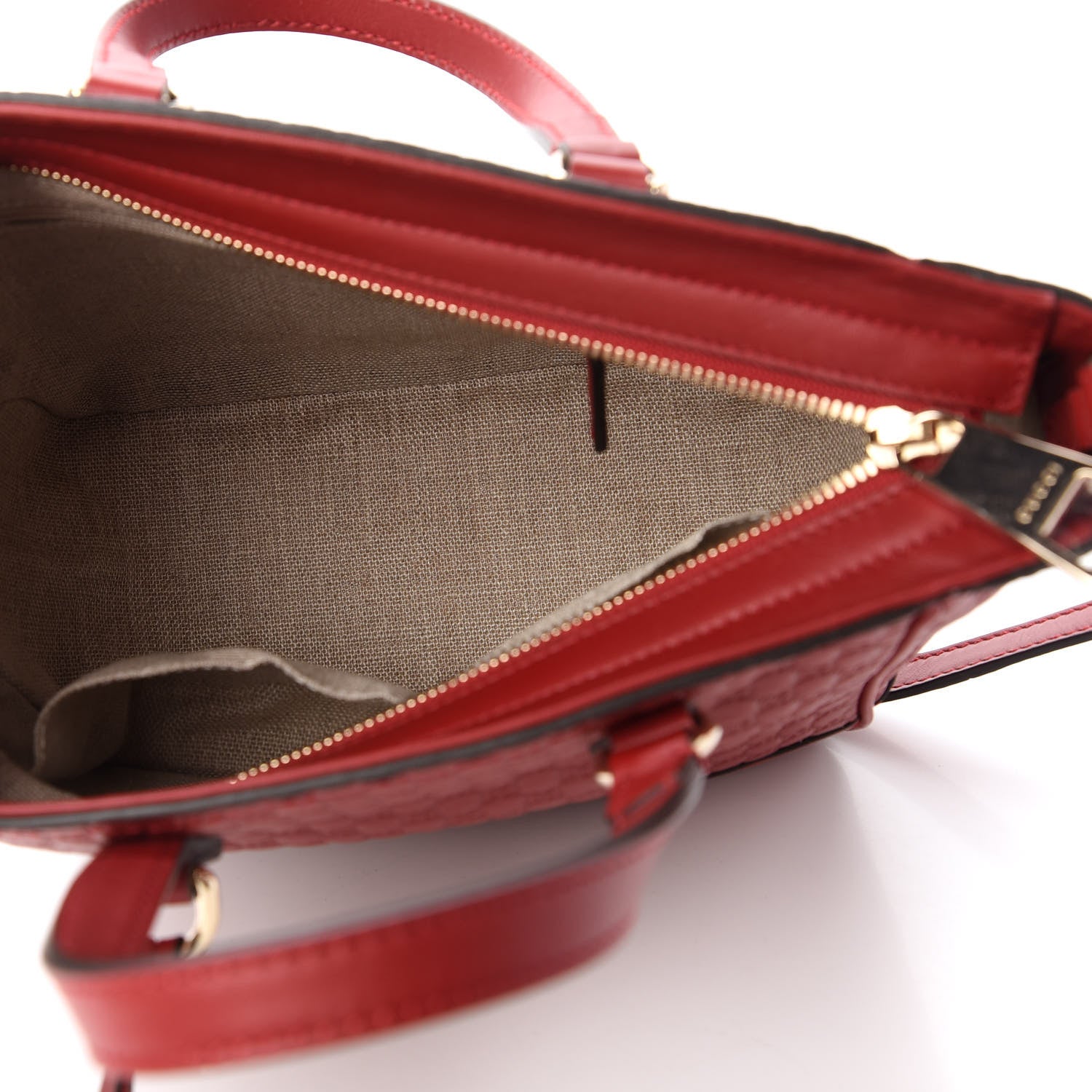 Gucci Microguccissima Small Bree Tote Red 5 of 10