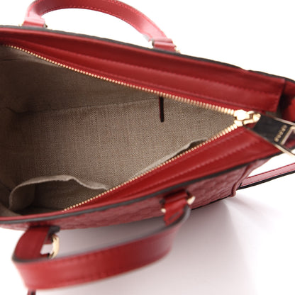 Gucci Microguccissima Small Bree Tote Red 5 of 10
