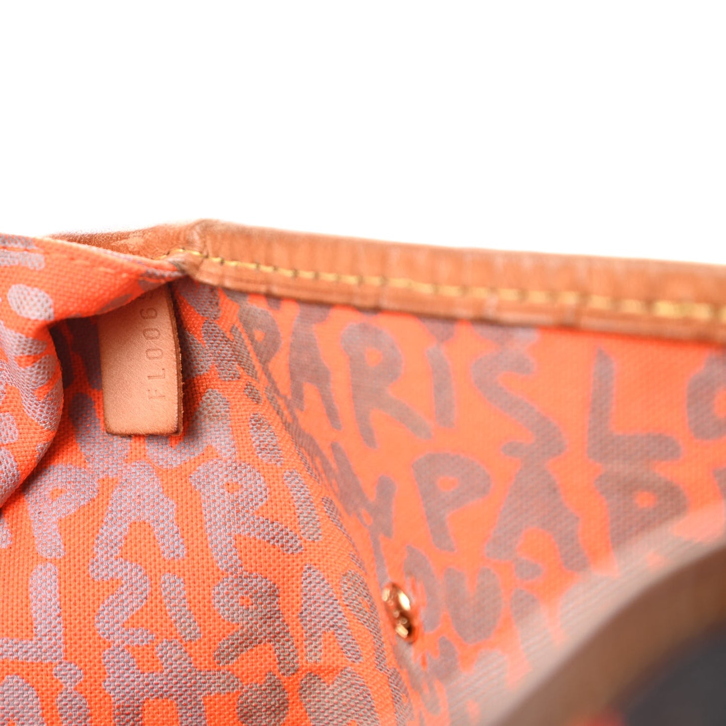 Monogram Graffiti Neverfull GM Orange