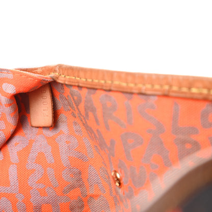 Louis Vuitton Monogram Graffiti Neverfull GM Orange 9 of 12