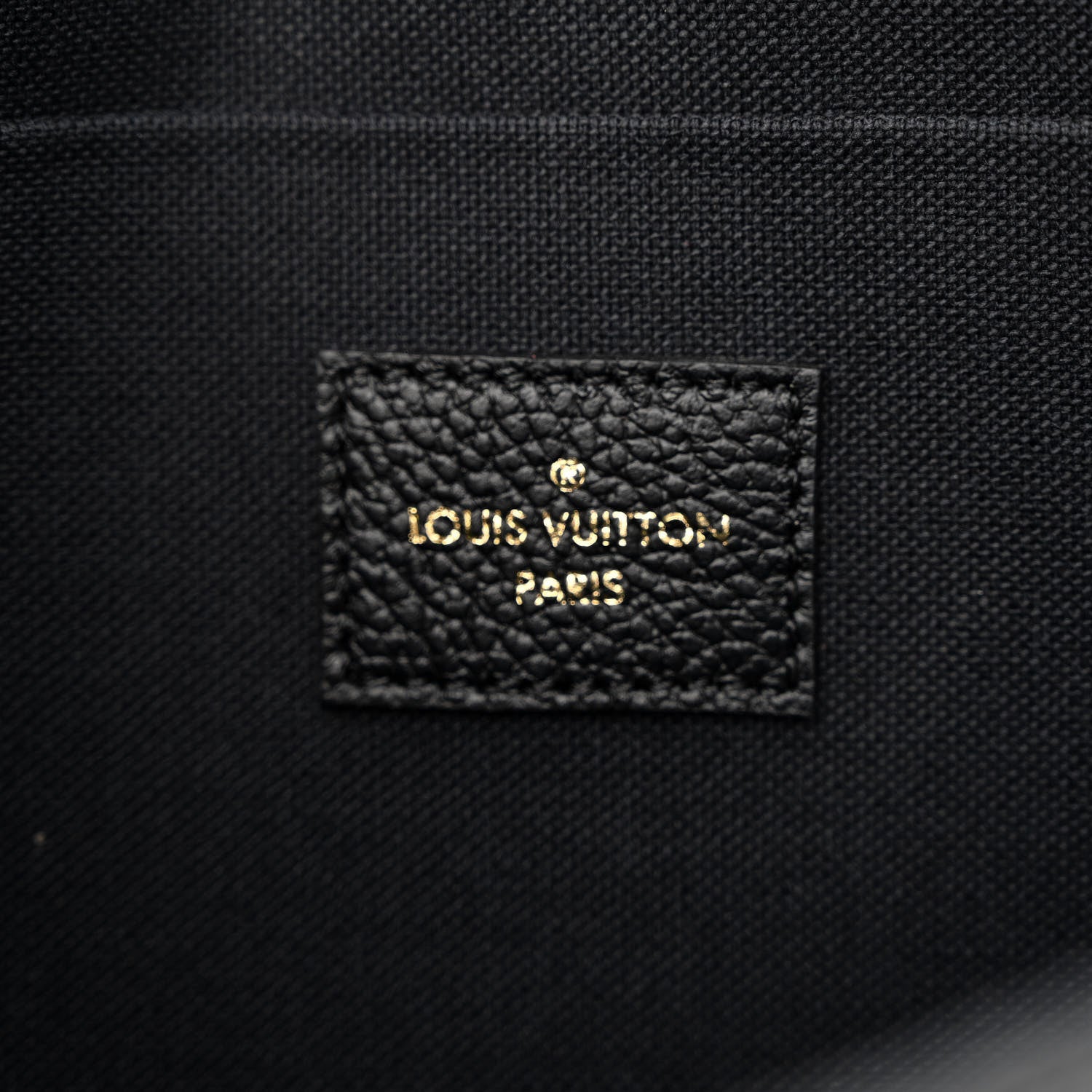 Louis Vuitton Empreinte Pochette Felicie Chain Wallet Black 9 of 14