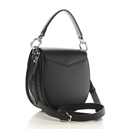 MCM Grained Calfskin Small Patricia Shoulder Bag Black 2 of 11