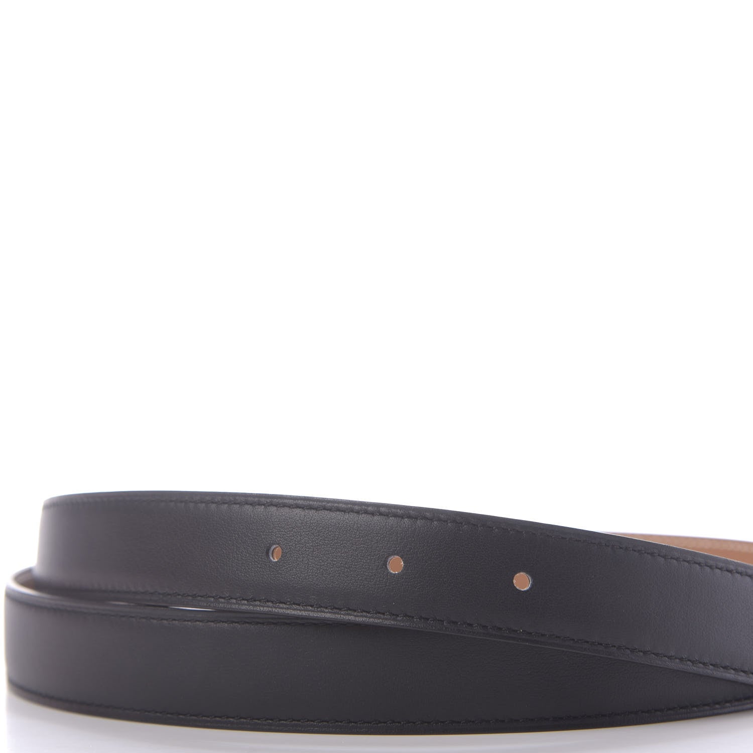 Hermes Swift Epsom 24mm Belt Strap 80 Black Gold 6 of 8