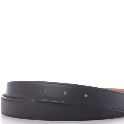 Hermes Swift Epsom 24mm Belt Strap 80 Black Gold 6 of 8