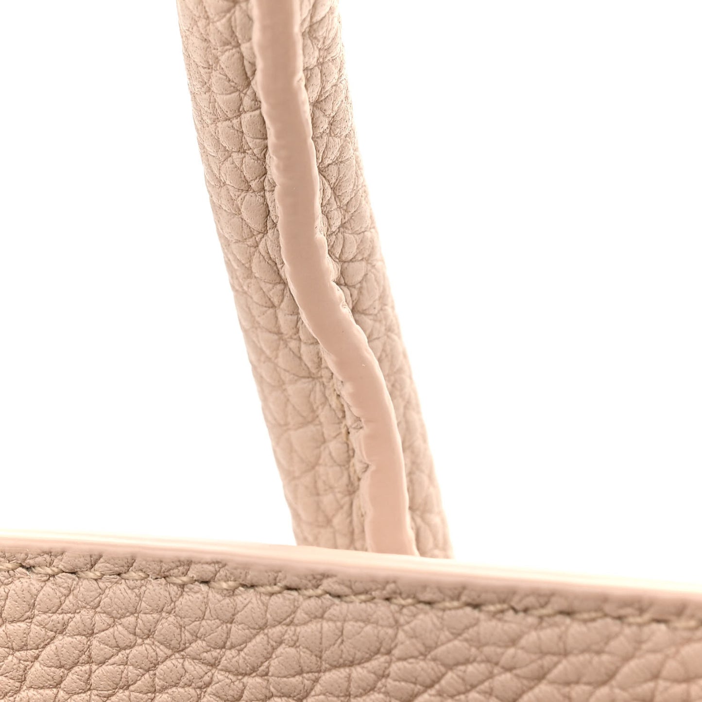 Grained Calfskin Small Supple Sac De Jour Light Natural