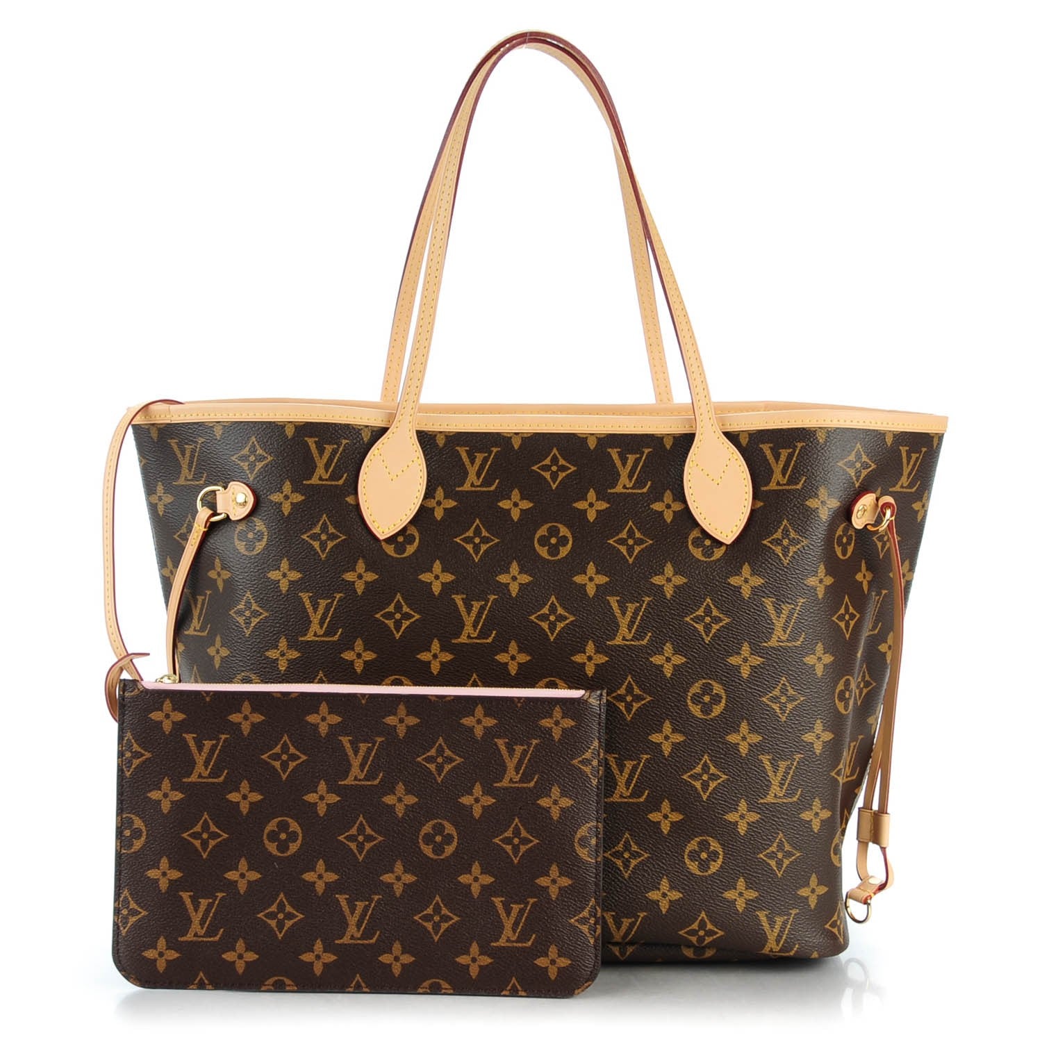 Louis Vuitton Monogram Neo Neverfull MM Rose Ballerine 1 of 8