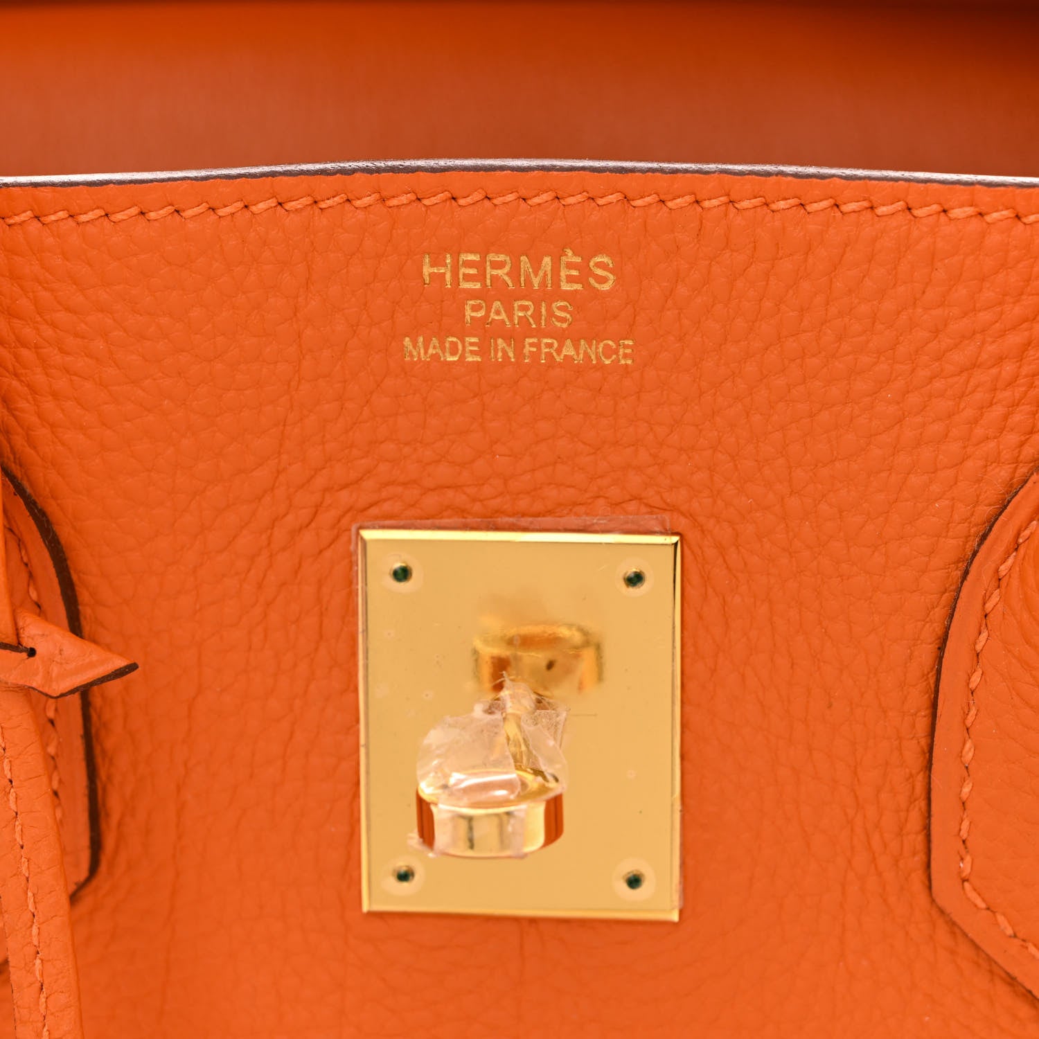 Hermes Togo BIRKIN 35 Orange 6 of 12