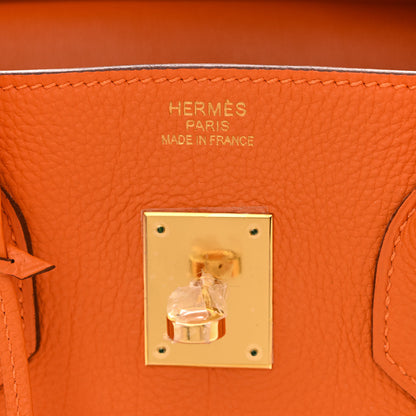 Hermes Togo BIRKIN 35 Orange 6 of 12