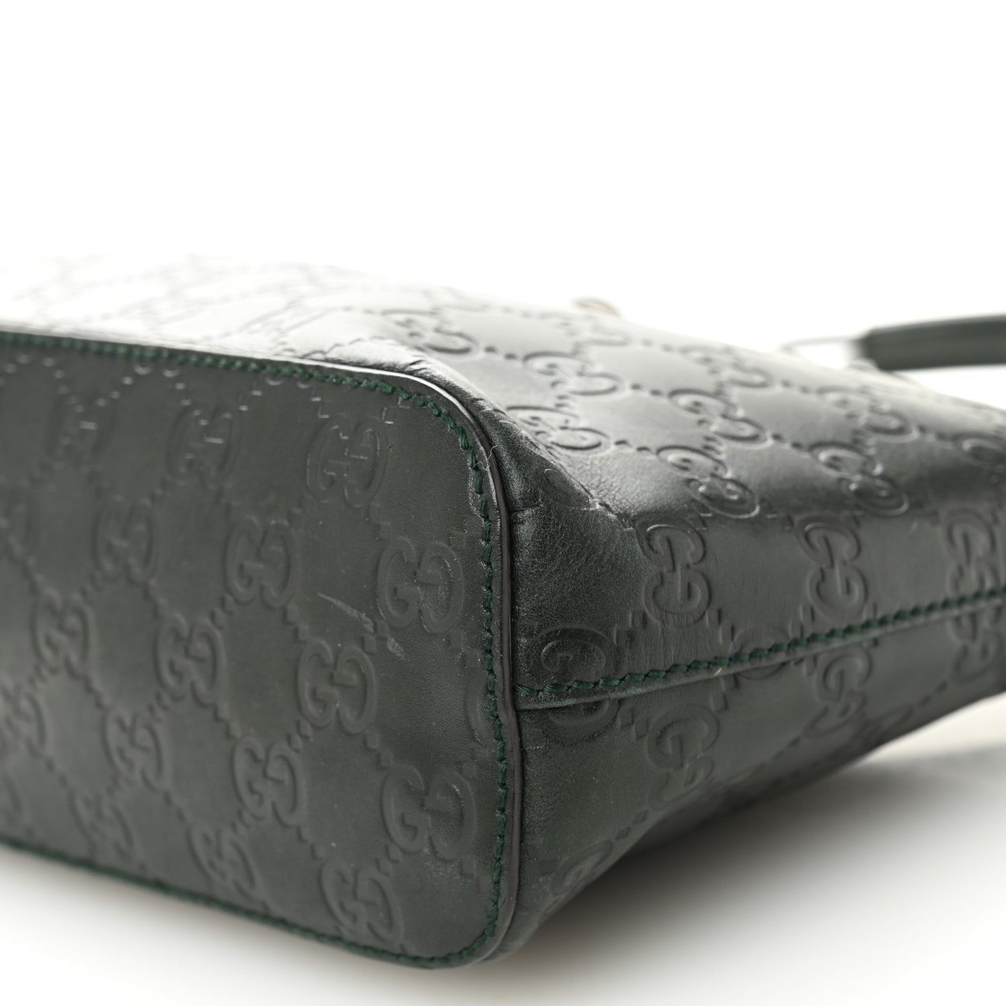 Guccissima Small Hobo Dark Green