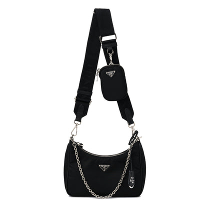 Prada Nylon Re-Edition 2005 Shoulder Bag Black 1 of 8