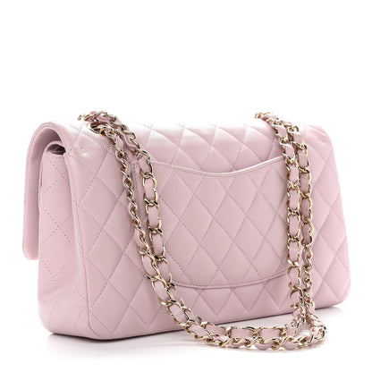Chanel Caviar Quilted Medium Double Flap Light Pink 2 of 11