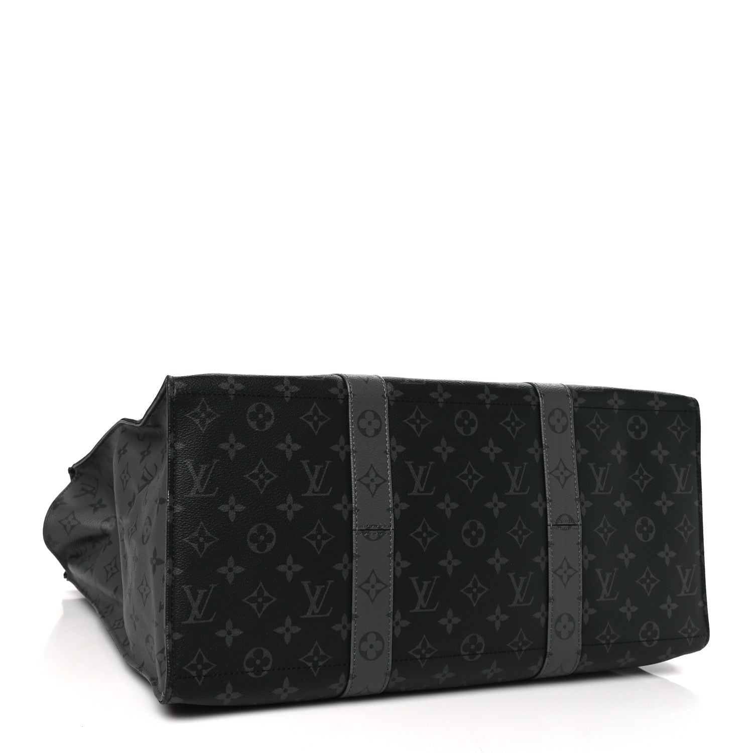 Louis Vuitton Monogram Eclipse Cabas Zippe GM Black 4 of 9