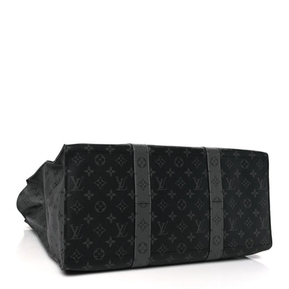 Louis Vuitton Monogram Eclipse Cabas Zippe GM Black 4 of 9