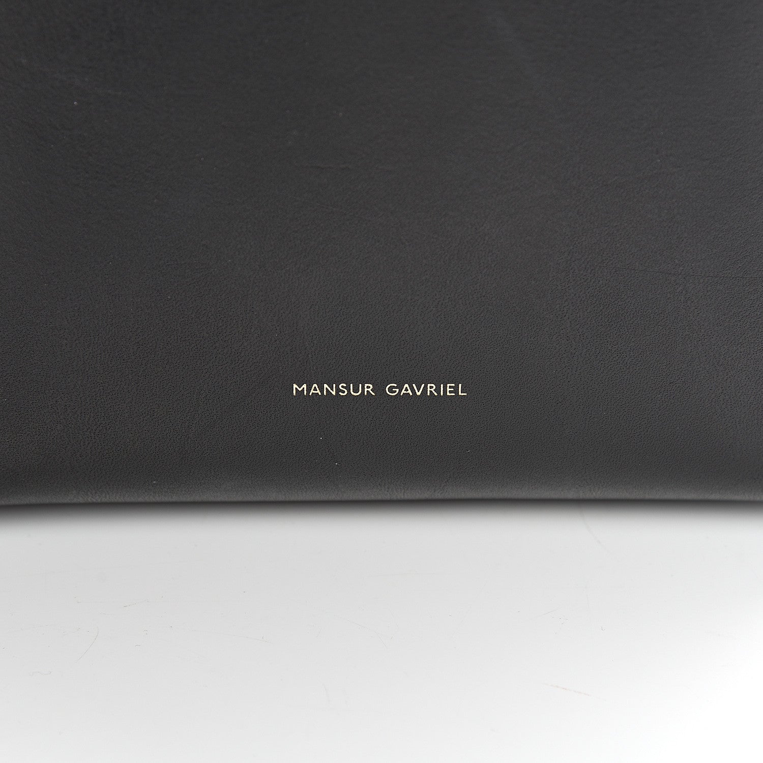 Mansur Gavriel Vegetable Tanned Calfskin Mini Bucket Bag Black Flamma 5 of 18