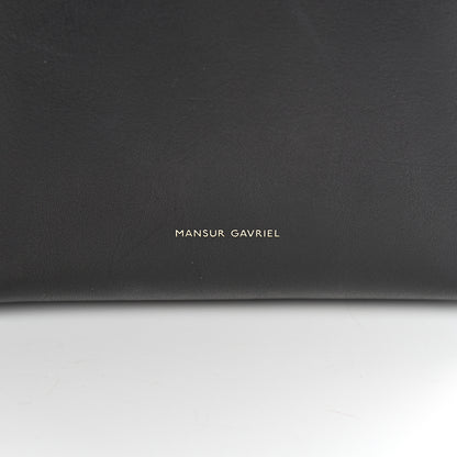 Mansur Gavriel Vegetable Tanned Calfskin Mini Bucket Bag Black Flamma 5 of 18