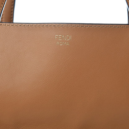 Fendi Vitello Grace Suede Flip Tote Nocciola Marrone 12 of 15