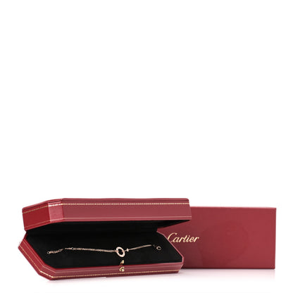 Cartier 18K Pink Gold Diamond Pink Sapphire LOVE Bracelet 5 of 5