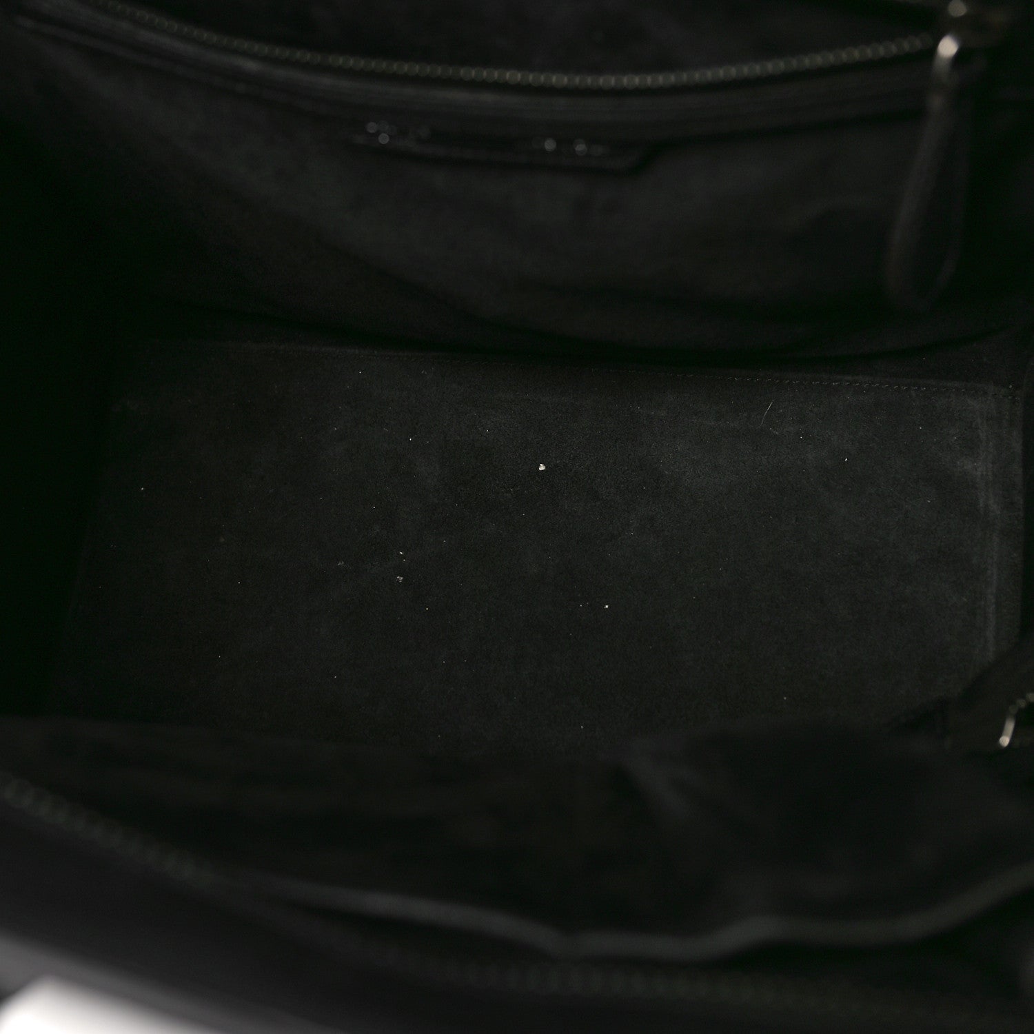 Celine Drummed Calfskin Mini Luggage Black 5 of 13