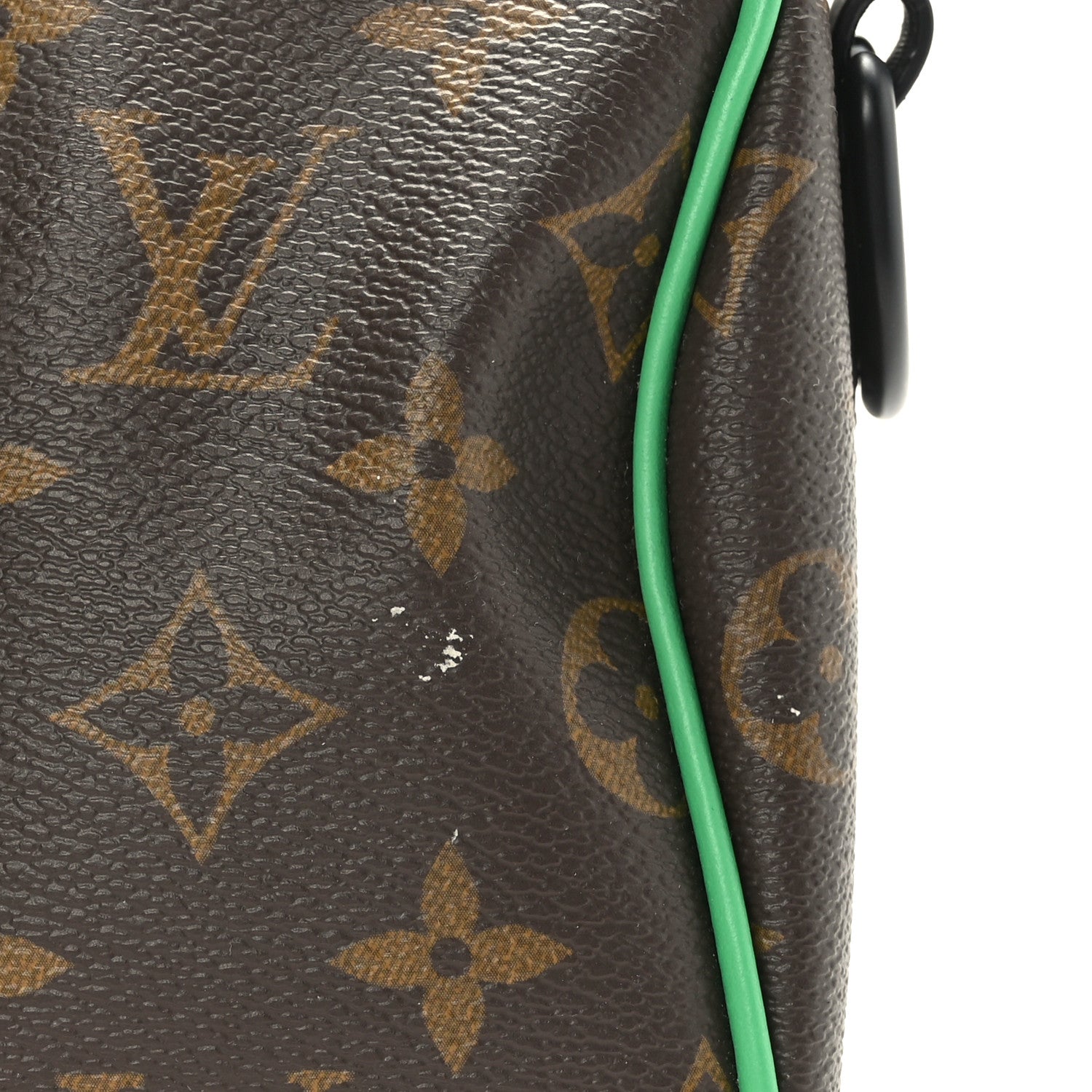 Louis Vuitton Monogram Macassar Keepall Bandouliere 25 Minty Green 9 of 9