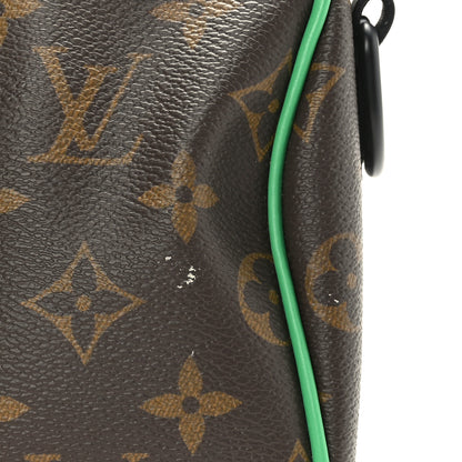 Louis Vuitton Monogram Macassar Keepall Bandouliere 25 Minty Green 9 of 9