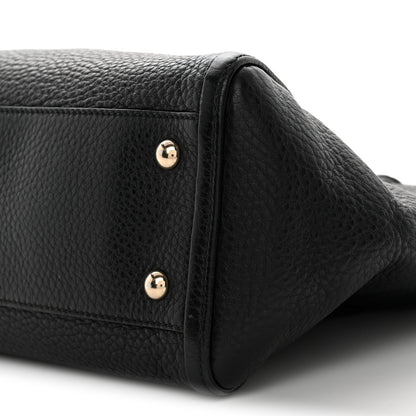 Gucci Pebbled Calfskin Small Soho Top Handle Bag Black 10 of 10