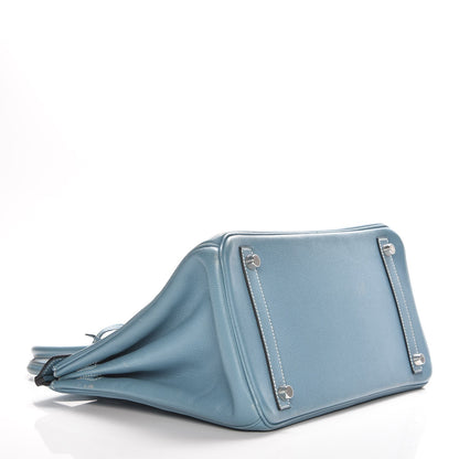 Hermes Epsom Birkin 30 Blue Jean 4 of 34