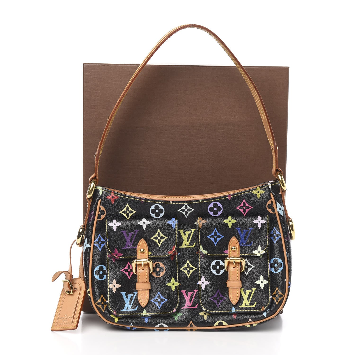 Louis Vuitton Monogram Multicolor Lodge PM Black 12 of 12
