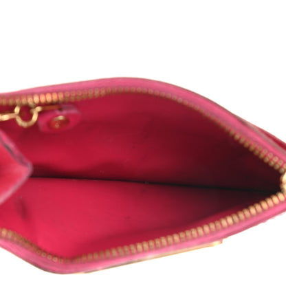 Louis Vuitton Vernis Key Pouch Rose Pop 5 of 12
