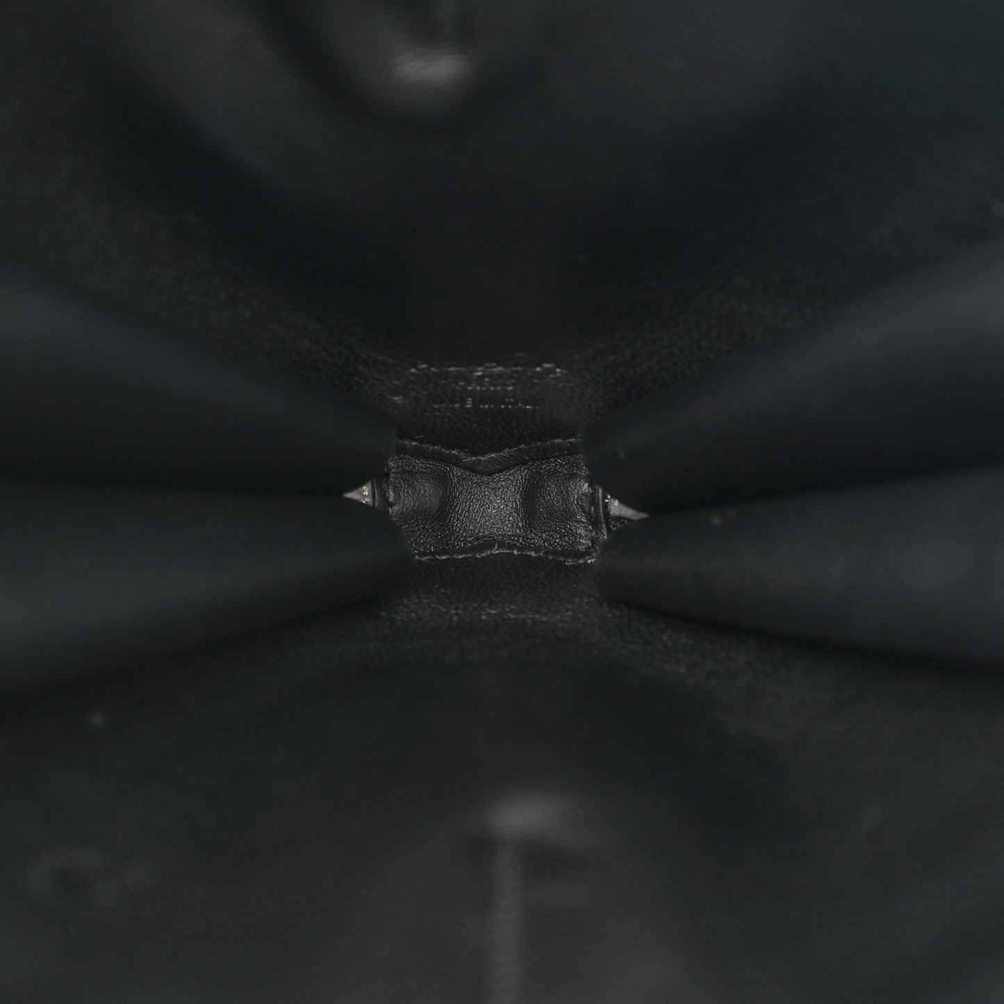 Suede Goatskin Harness Le Coeur Bag Black