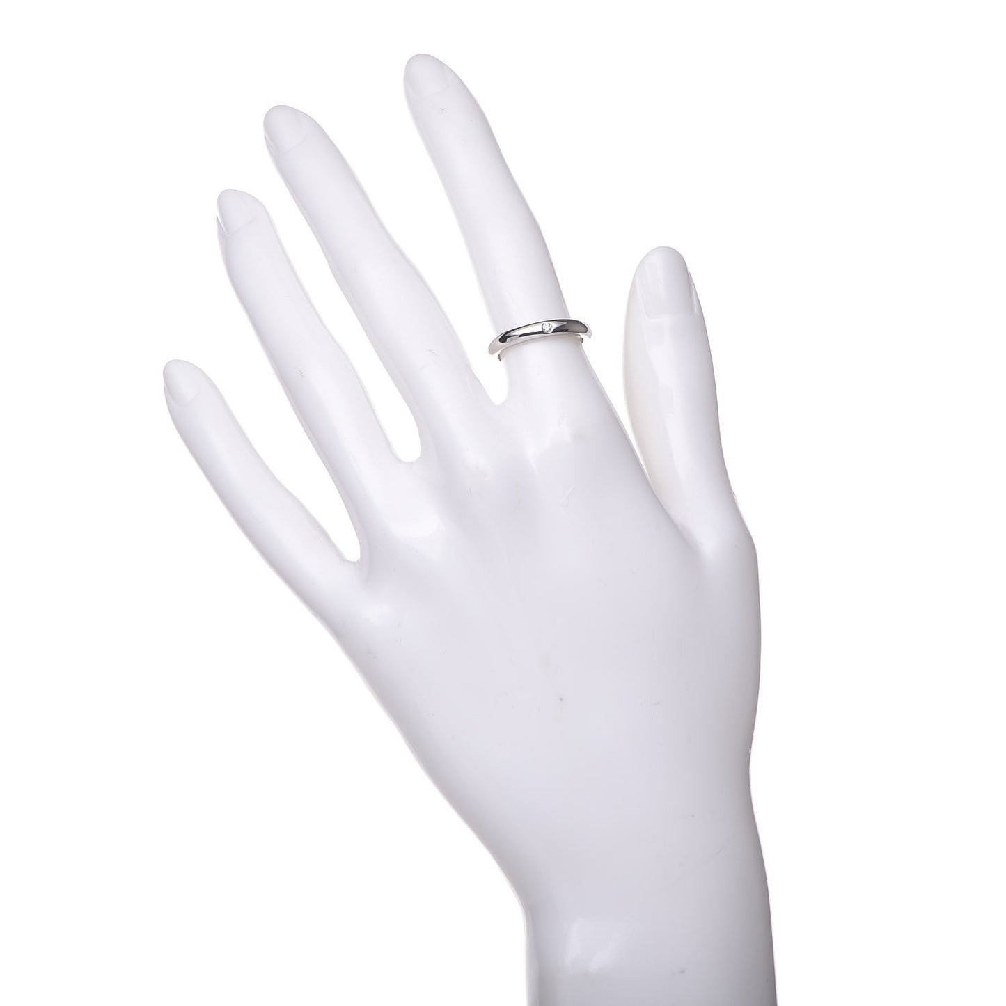 Platinum Diamond Elsa Peretti Band Ring 49 5