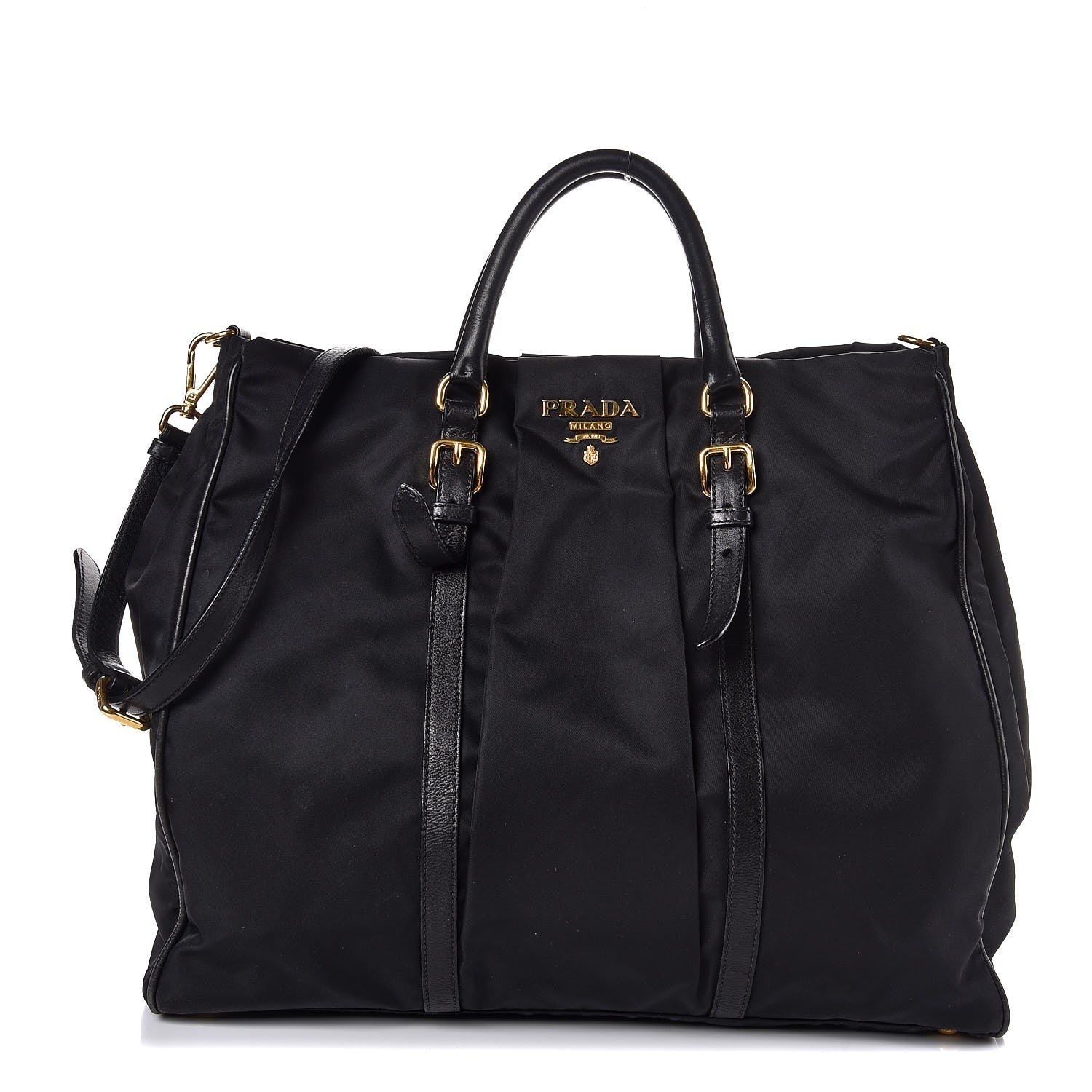 Prada Tessuto Nylon Tote Black 1 of 12