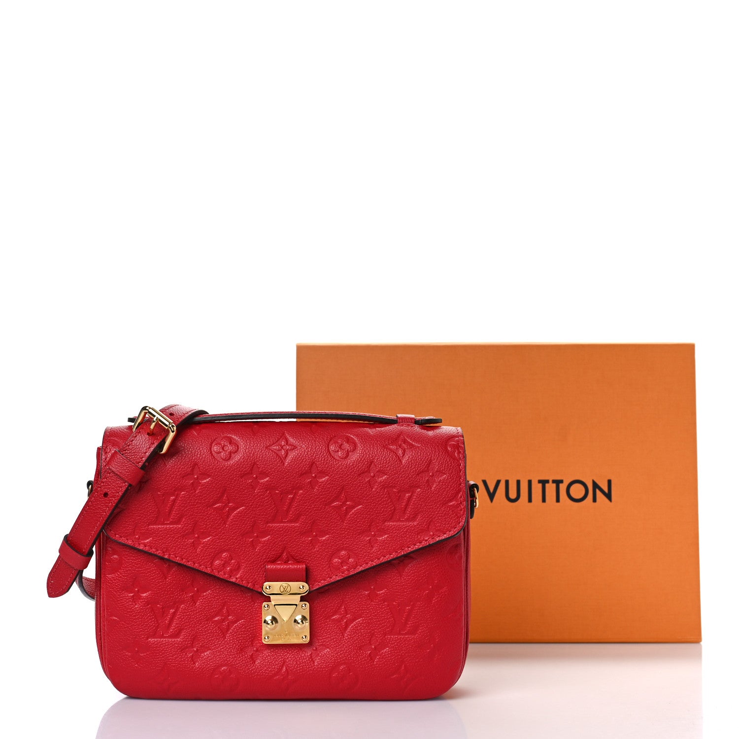 Louis Vuitton Empreinte Pochette Metis Scarlet 9 of 9
