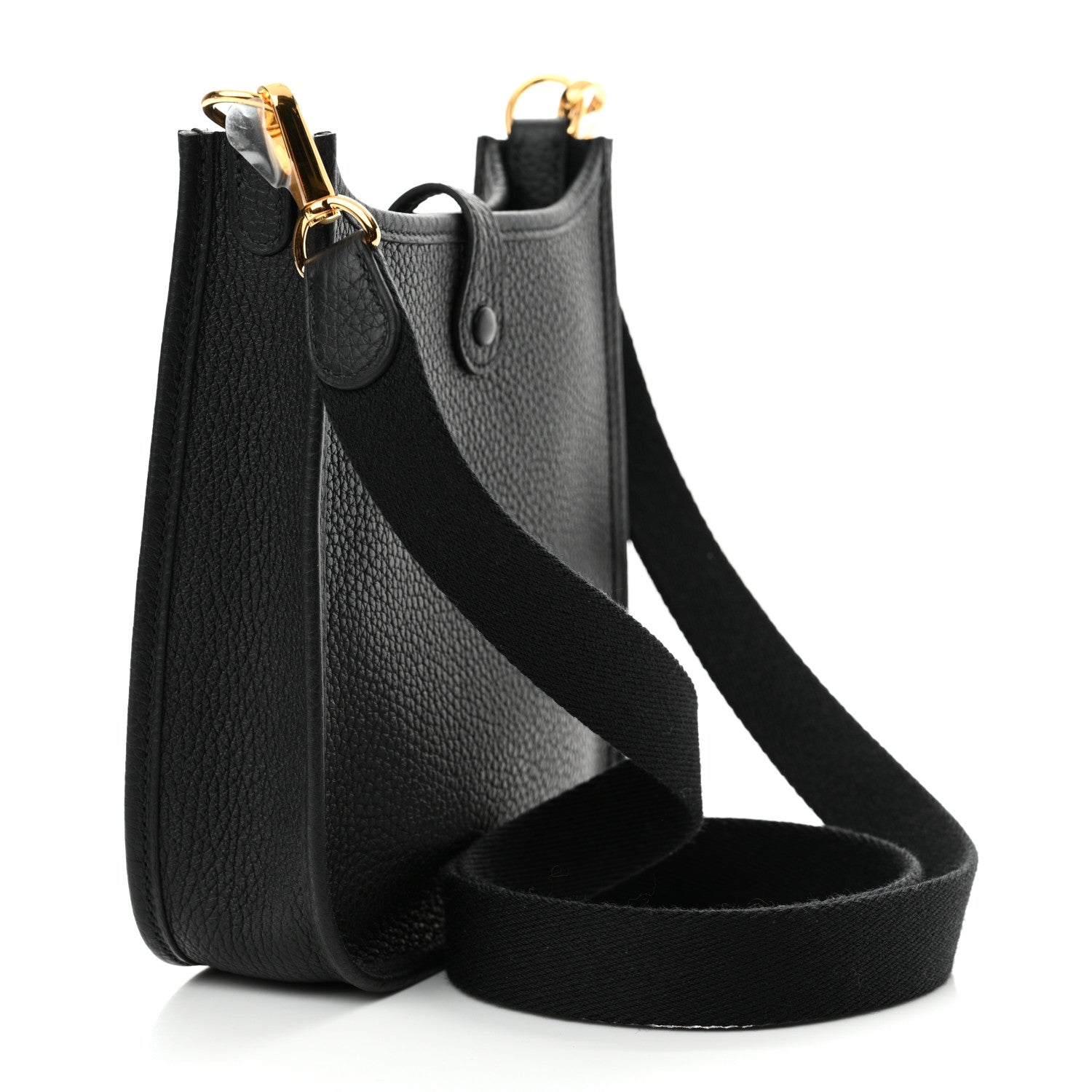 Hermes Taurillon Clemence Evelyne TPM Black 3 of 11