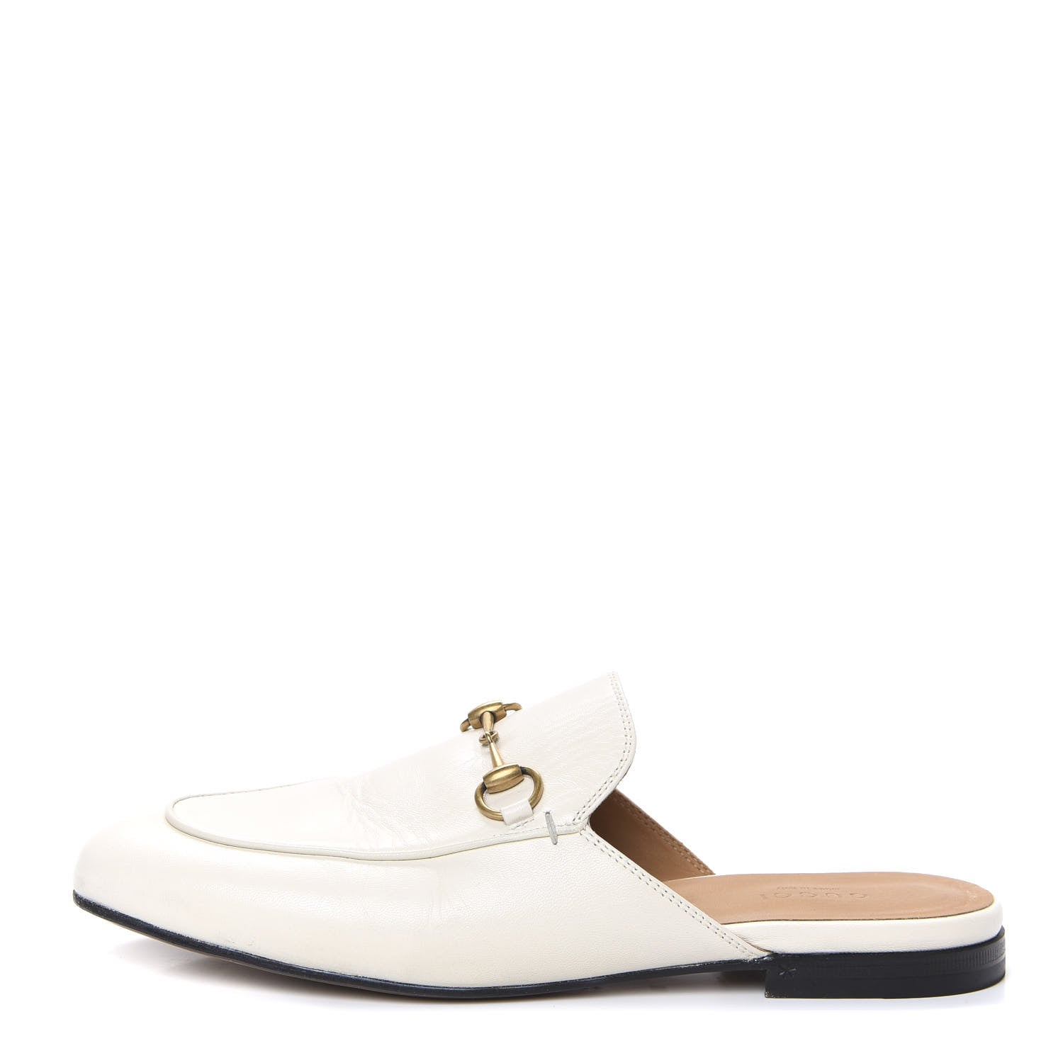 Gucci Malaga Kid Womens Princetown Slippers 38 Mystic White 1 of 13