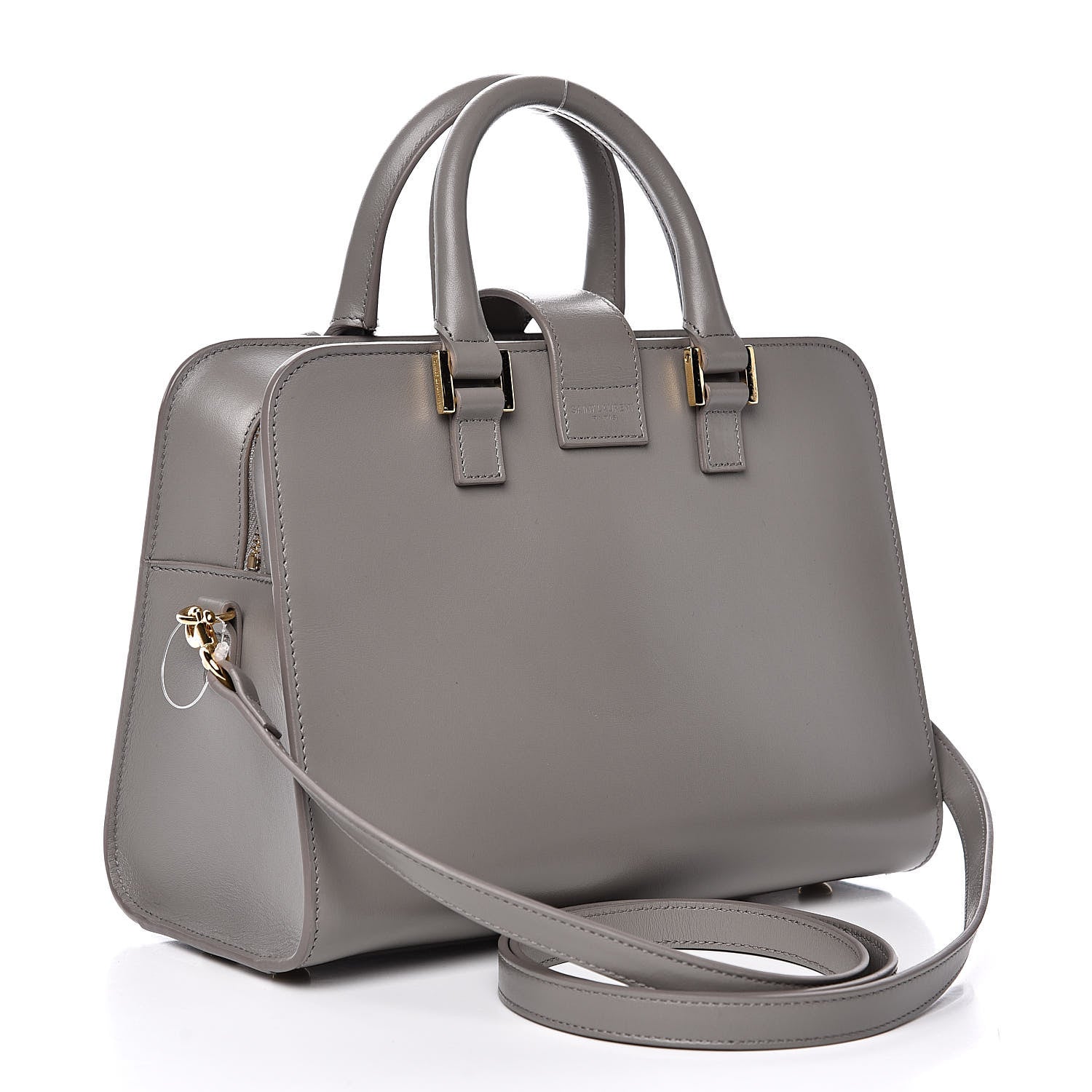 Saint Laurent Calfskin Monogram Baby Cabas Fog 3 of 11