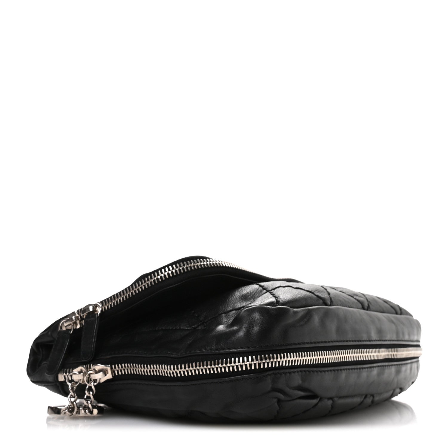 Chanel Calfskin Expandable Flap Black Black 4 of 11
