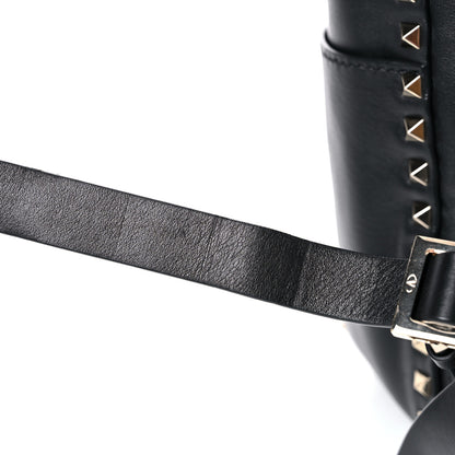 Valentino Garavani Vitello Medium Rockstud Backpack Black 15 of 16