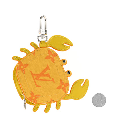 Louis Vuitton Monogram Crab Bag Charm Yellow 2 of 5